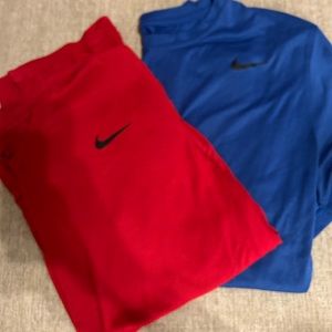 Nike dri-fit shirt sleeve shirts x2